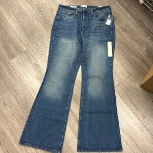 Universal Thread Goods Co. high rise flare blue jeans stretch size 14 regular